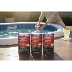 Coleman Spa Filter Cartridge VI Twin Pack Replacement for Coleman Saluspa (6)